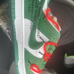 Off White X Dunk Low ‘Pine Green’