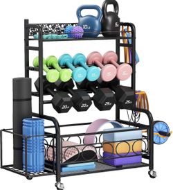 Dumbbell Rack,  Adjustable Weight Rack for Home Gym, Home Gym Storage Rack for Y