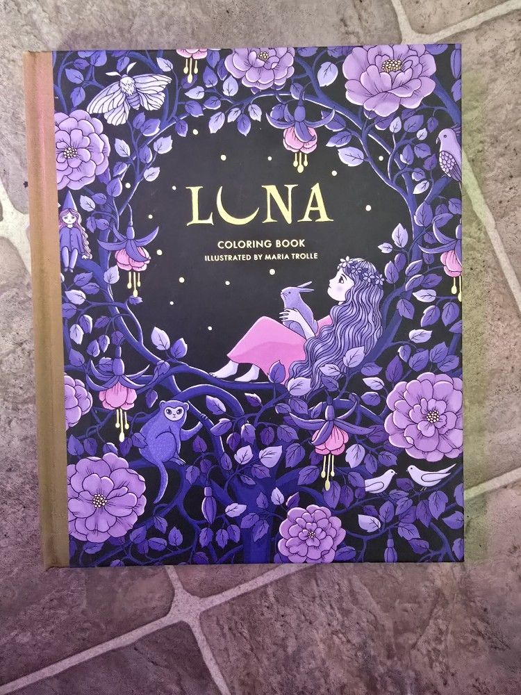 Adult Coloring Book & Gel Pens NEW