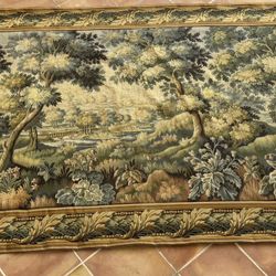 CORONA DECOR CO. MACHINE-WOVEN VERDURE TAPESTRY (5’x9’)