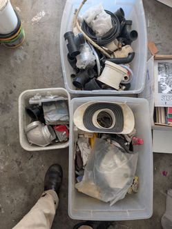 Mixed Plumbing Parts and Hardware Lot