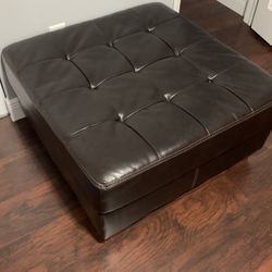 Large Espresso Colored Ottoman From Ashley's Furniture