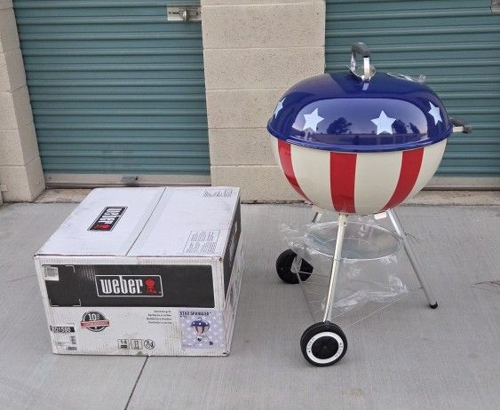 Brand New Weber 22" Kettle Bbq Grill Ready To Go, Pickup Today