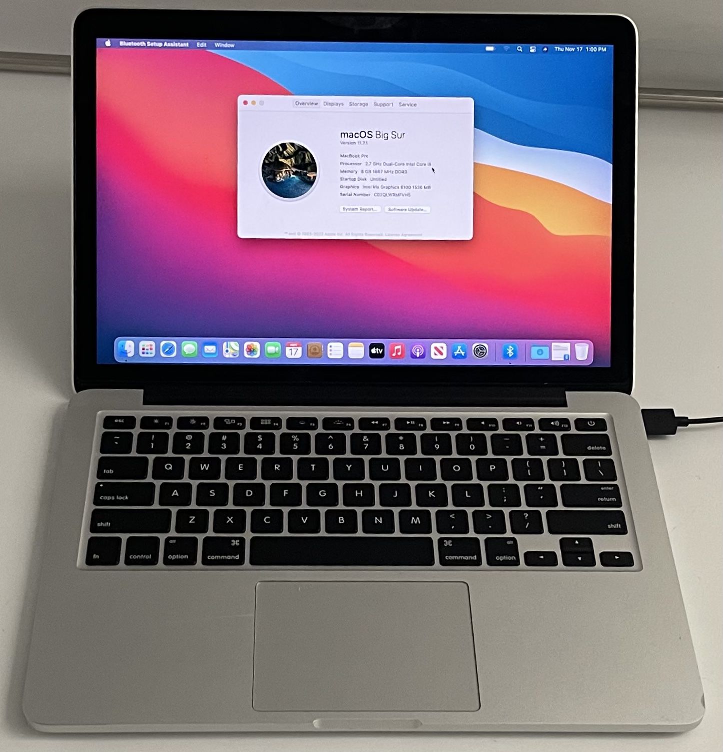 MacBook Pro 15 Retina Mid 2015 2.5GHz Intel Core i5 16GB 512GB Good Condition