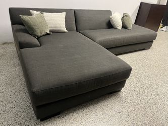 (+Delivery Opt.) Gorgeous Room & Board L- Shaped Sectional // 2-Piece!