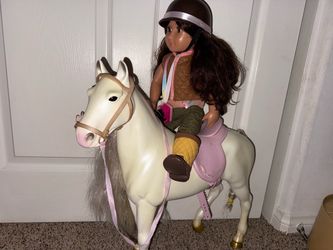 18in doll horse and doll