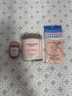 Bath and body works candle fragrance diffuser and hand sanitizer