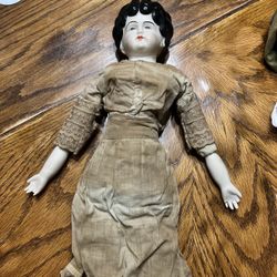 Antique Civil War Era Porcelain Doll