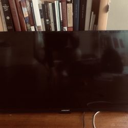40’’ TV, HDMI Plug In. Not a smart TV. 