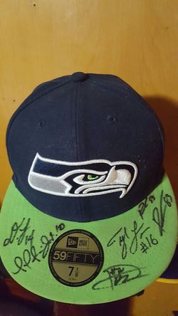 Signed seahawk hat