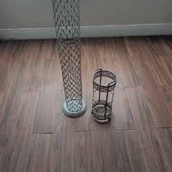 Candle Stand And Toilet Paper Holder (Both)