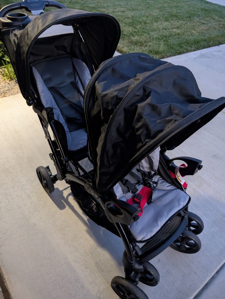 Stroller - BabyTrend Sit And Stand 2 Seats