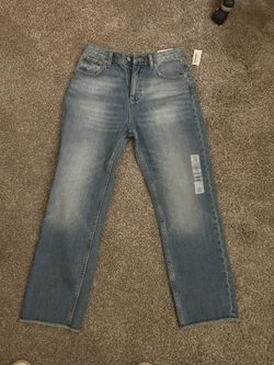 Old Navy High Rise Slouch Straight 33x36ish