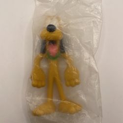 Vintage Walt Disney World Pluto PVC Figurine - Still Wrapped- Rare 
