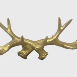Chic Gold Antler Wall Décor