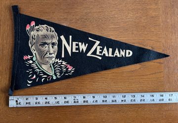 Vintage US Navy WWII Pennant - New Zeal and