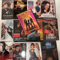 Assorted DVDs - 13 Total - All New Unopened or Like New