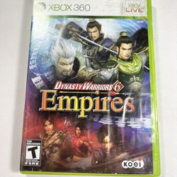 Dynasty Warriors 6 Empires Microsoft Xbox 360 Video Game Complete Tested