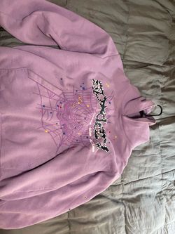 Purple spider hoodie