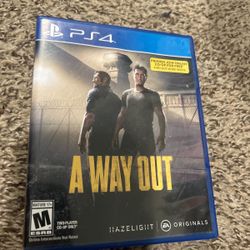 A Way Out For PS4 