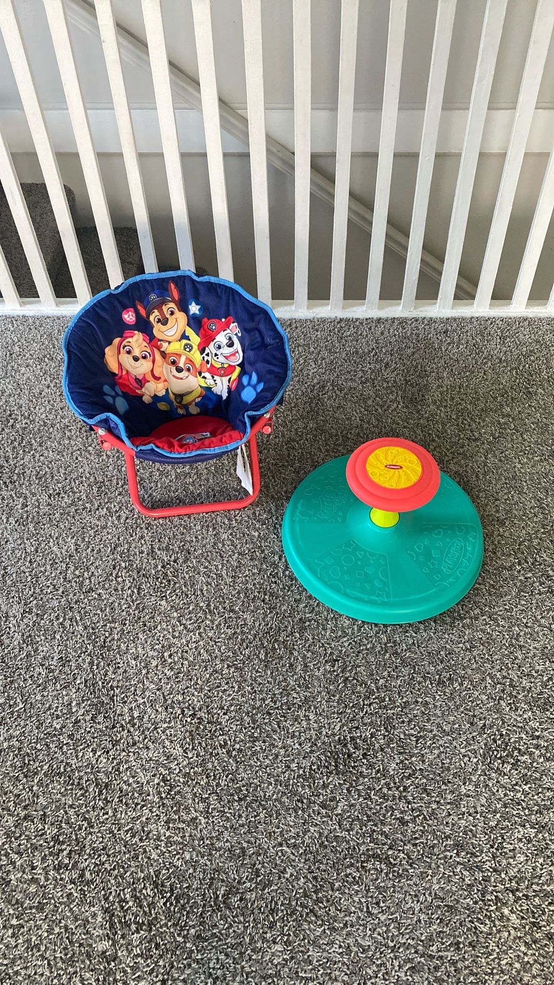 Paw Patrol Chair & Sit N Spin
