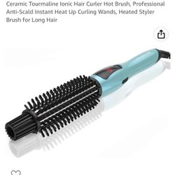 Curling Iron Hair Straightening Brush 
