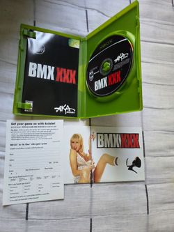 BMX XXX - Black Label (Microsoft Xbox) Complete W Manual Poster & Reg