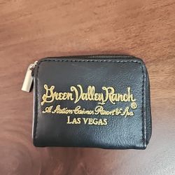 Green Valley Ranch Black Leather Like Wallet
