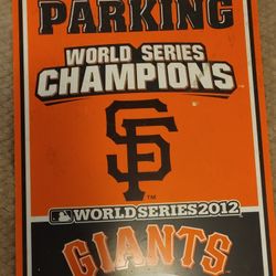 Giants Parking Sign