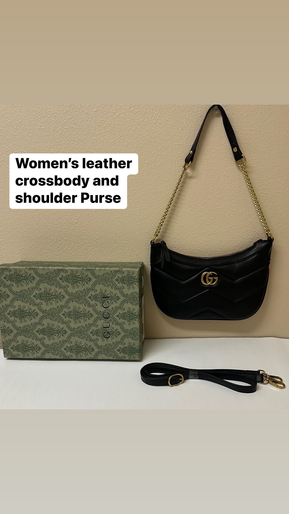 Women’s Leather  Shoulder and Crossbody purse 
