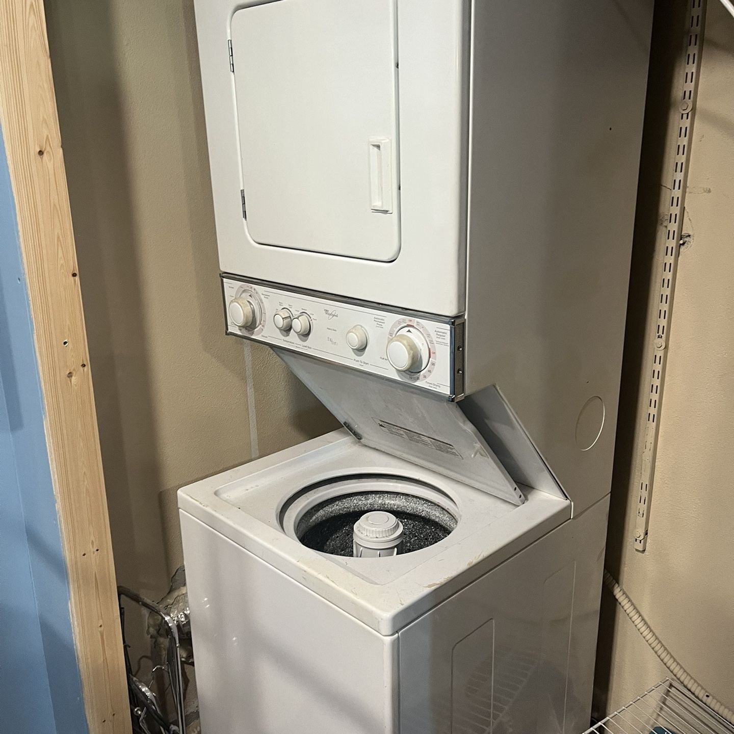 Whirlpool Stackable, Washer, And Dryer Apartment Size