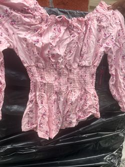 Pink blouse
