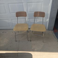 Vintage School Chairs