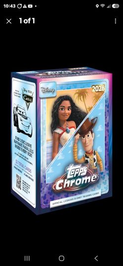 2026 Topps Chrome Disney Value Blaster Box (32 Cards) Brand New Sealed