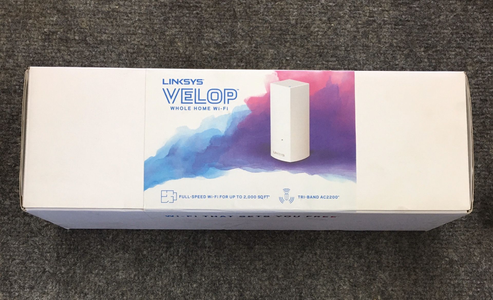 Linksys Velop Whole Home Wi-Fi System, Tri-Band, 1-Pack White WHW0301-DISH