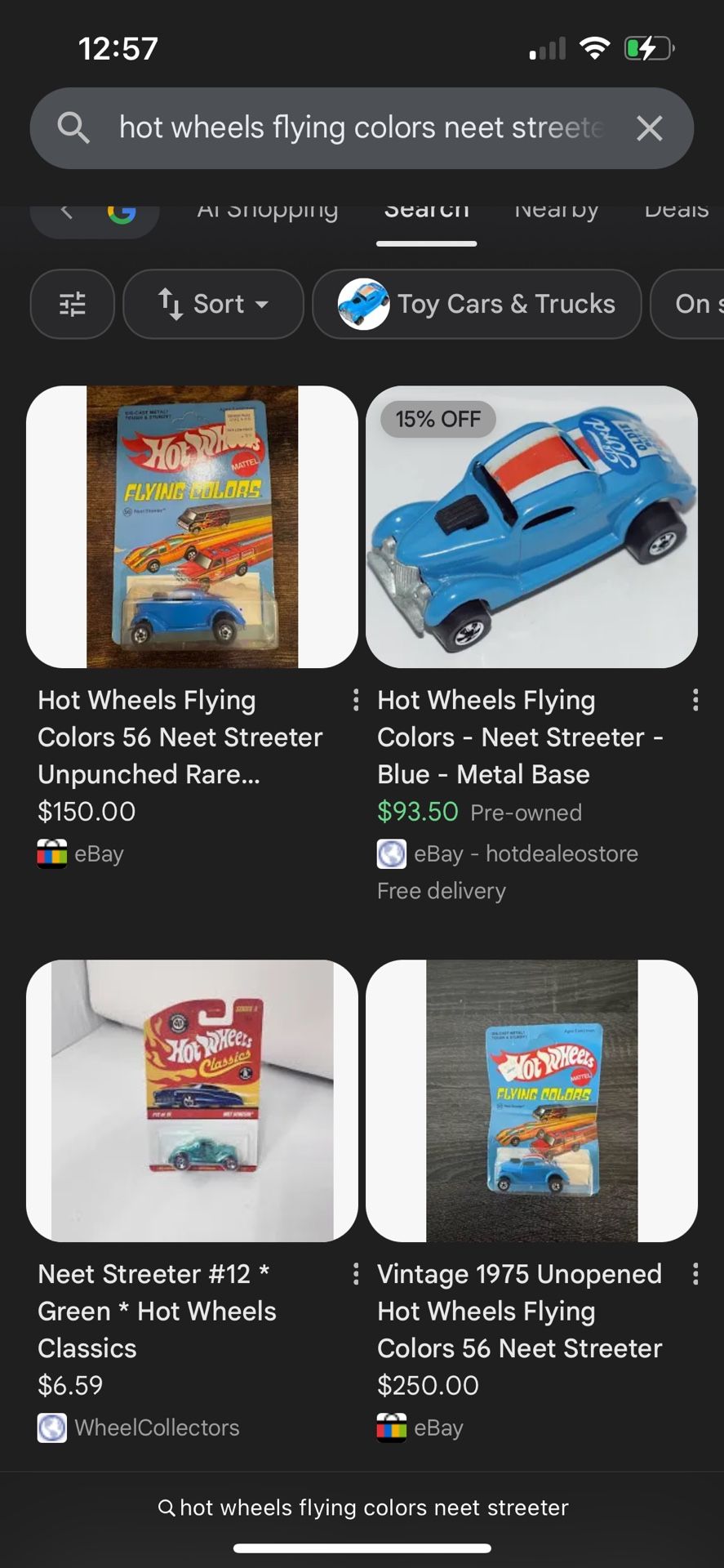 Hot Wheels Flying Colors Neet Streeter