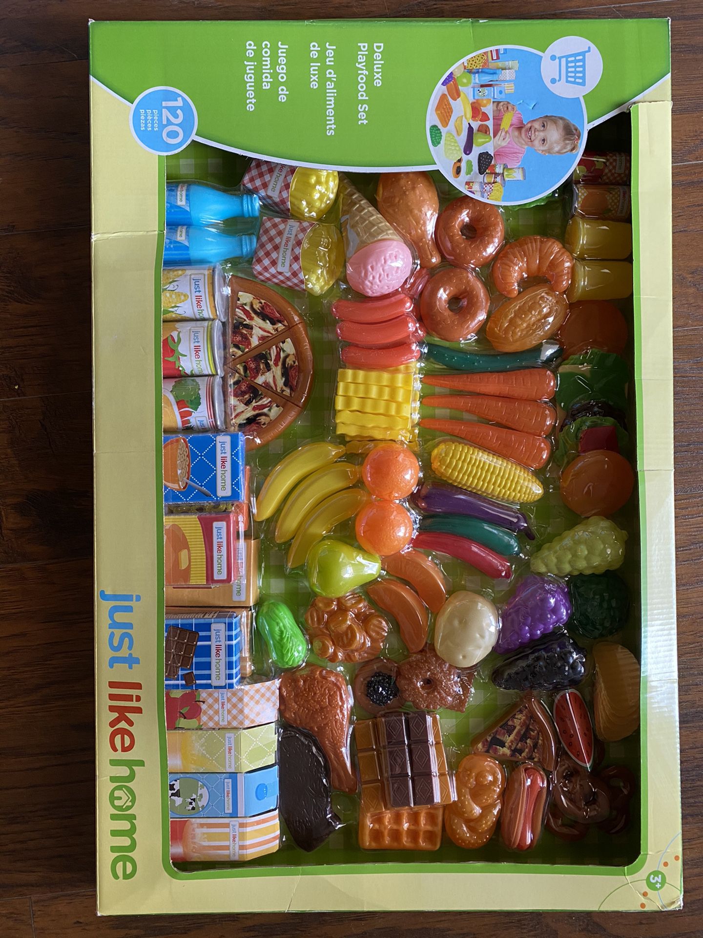 Kid deluxe play food set -120 pieces