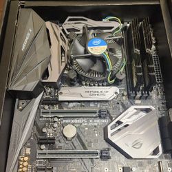 Intel 8700k CPU +  Asus Motherboard combo