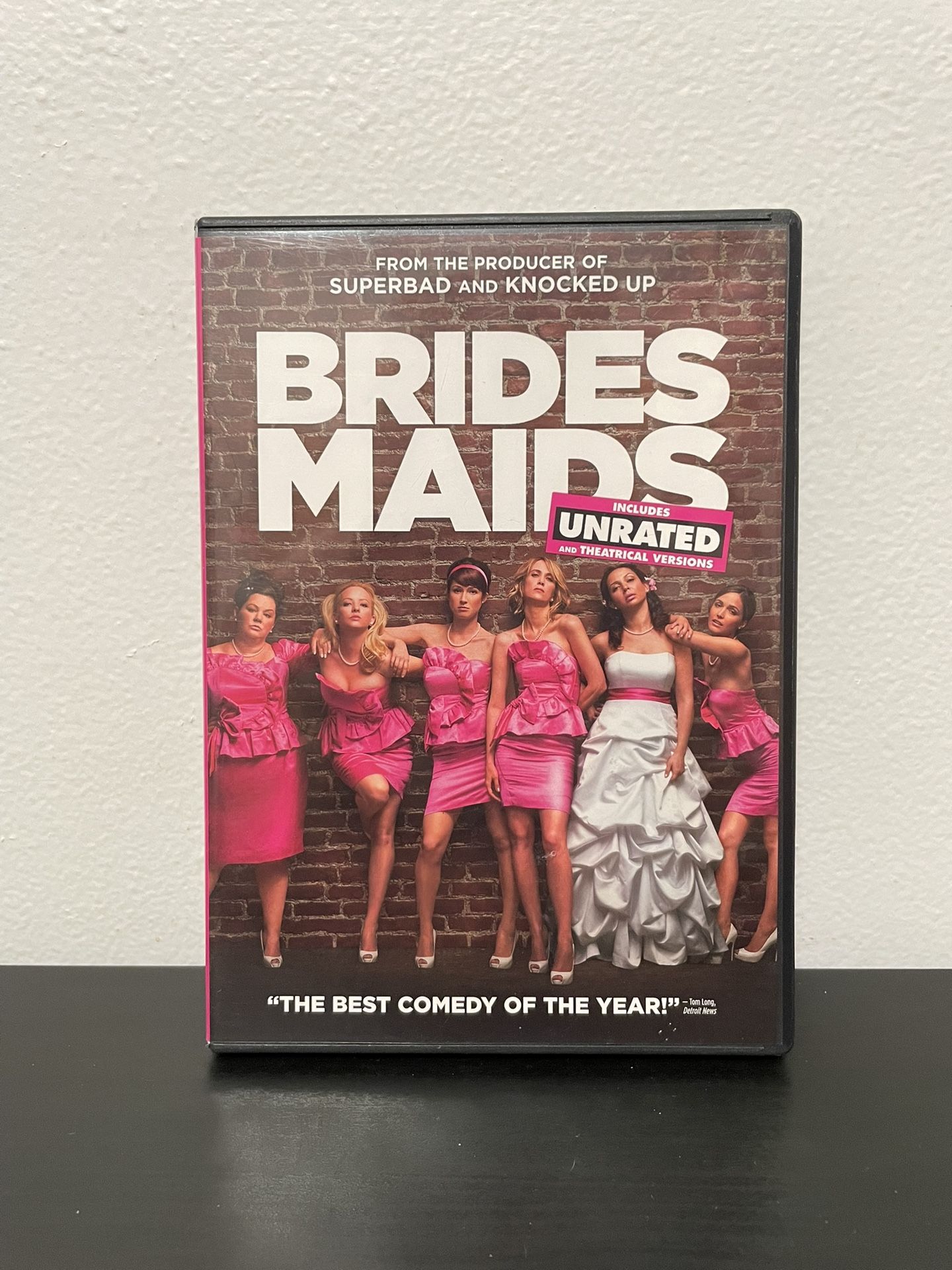 Bridesmaids DVD Unrated & Theatrical w/ Slipcover Melissa McCarthy Comedy 2011