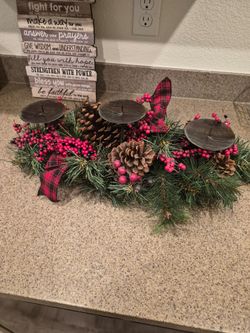 Christmas candle holder