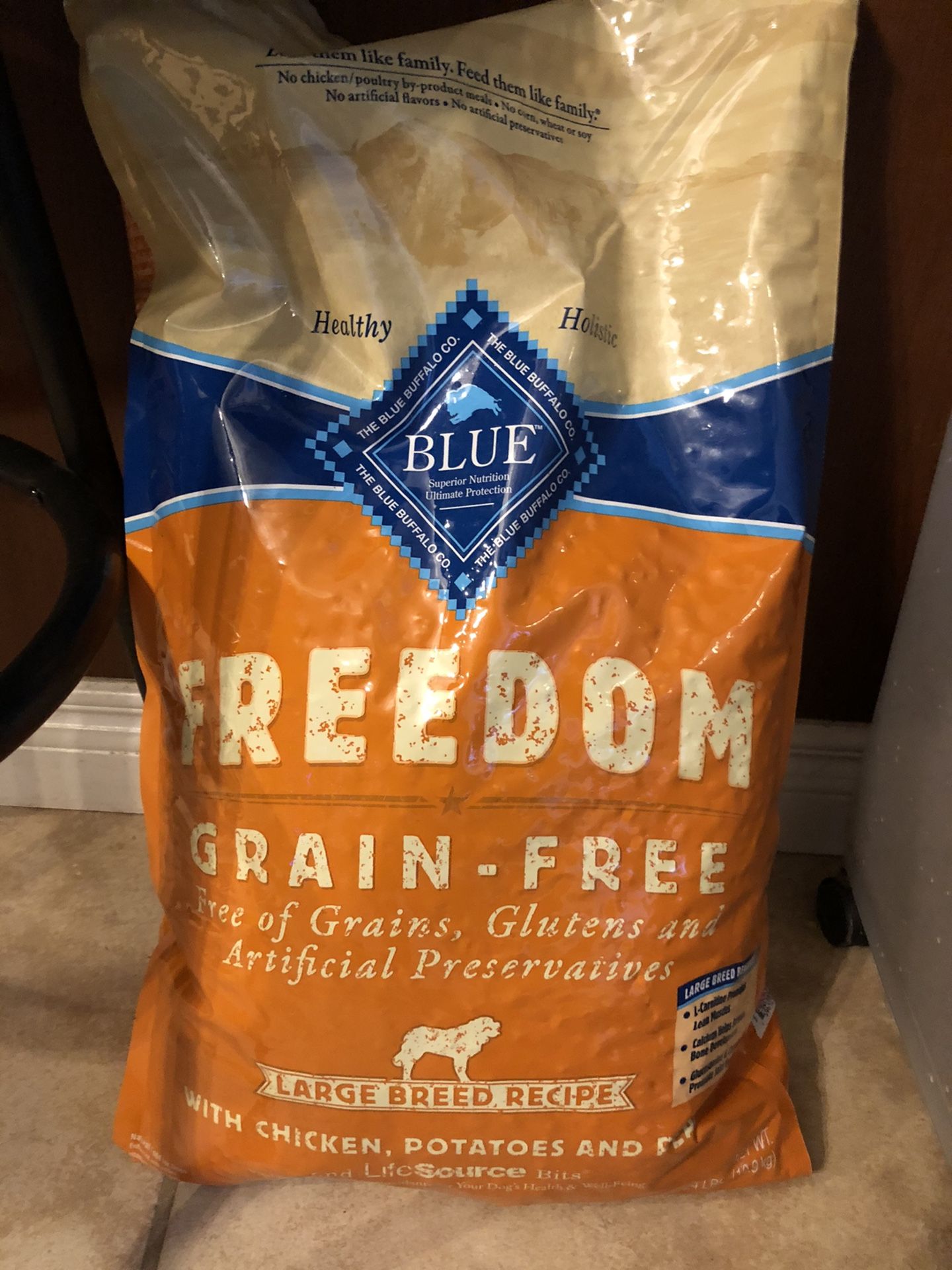 Blue Buffalo Grain Free Large Breed Dog Food