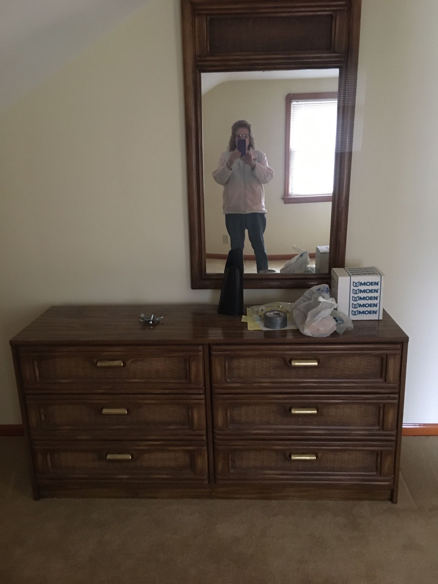 Dresser And Mirror