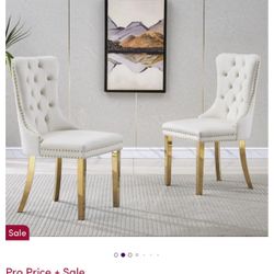 Brand New Dining Chairs (Set Of 2)