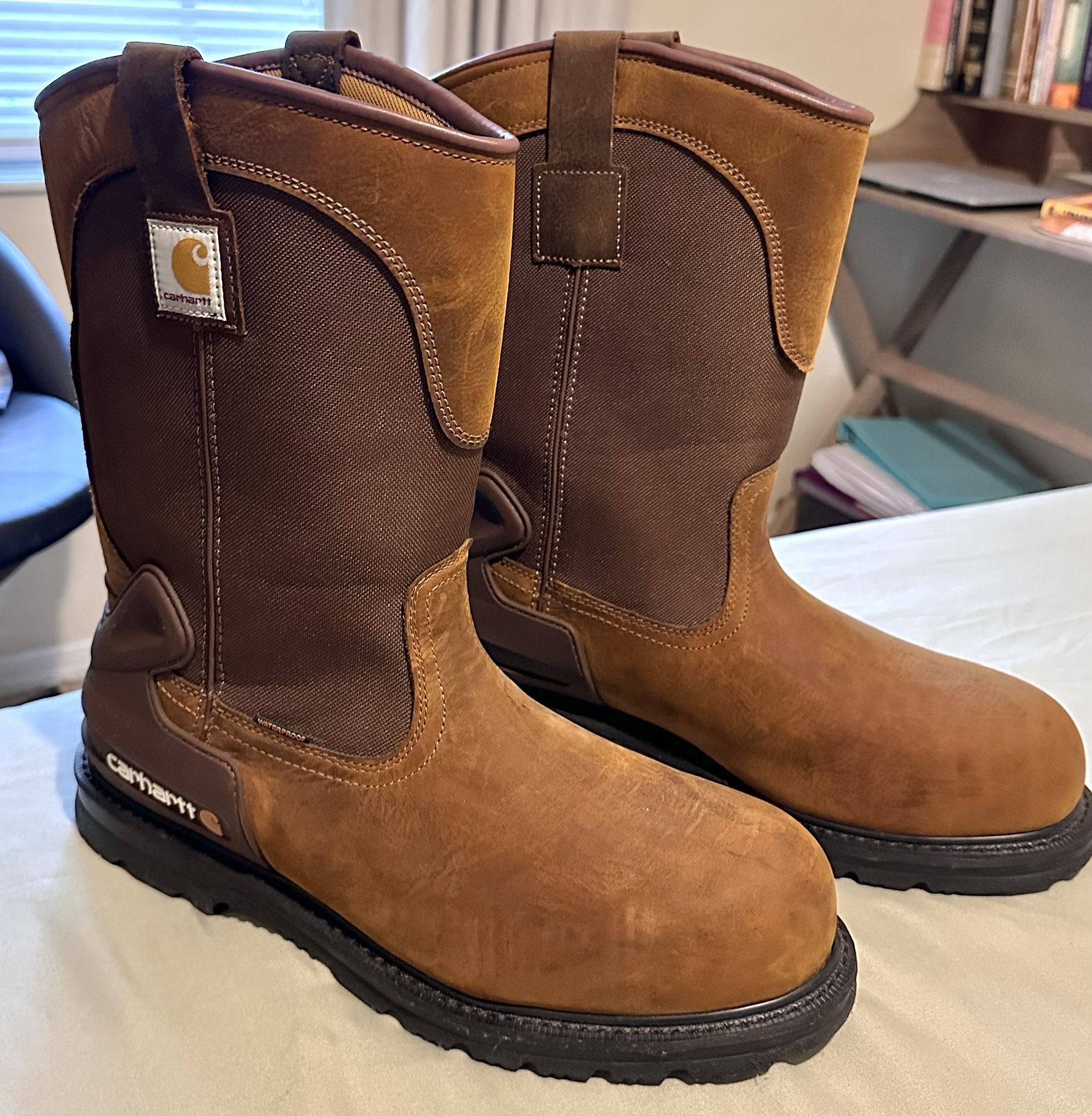 Carhartt Men's Bison 11" Waterproof Steel Toe Work Boots CMP 1200 Size 15