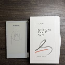 reMarkable Paper Pro Move 7.3" + Marker Plus - Like New, Full Box