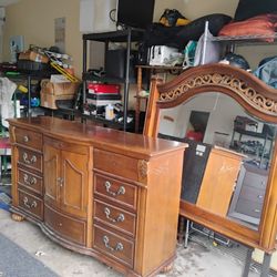 Dresser And Mirror