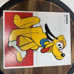 Vintage Playskool Disney Pluto Puzzle