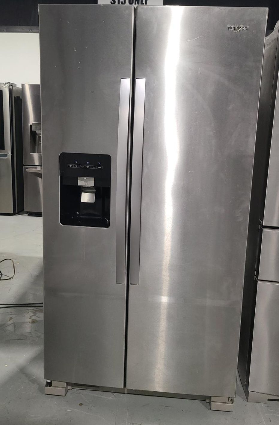Whirlpool Side-by-Side Stainless Steel Fridge
