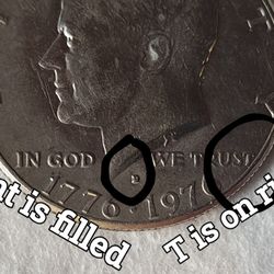 Bicentennial 50 Cent W/ Errors