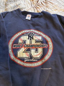 Vintage NY Yankees 25 World Championships Crewneck Sweatshirt